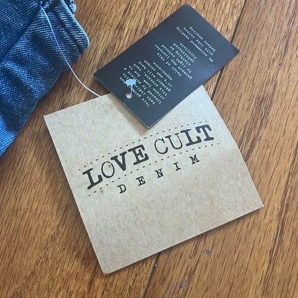 Denim Jean Jumper Dress overall Scoop Neck Zip Back NEW 90s Y2K Cottagecore Maxi - Picture 5 of 7